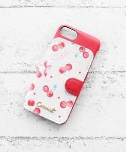 チェリー柄iPhone8/7/6/6sケース
