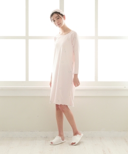 キャットモチーフヘアバンド付きワンピース