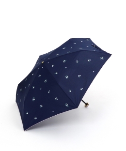 フラワー柄晴雨兼用折りたたみ傘 雨傘