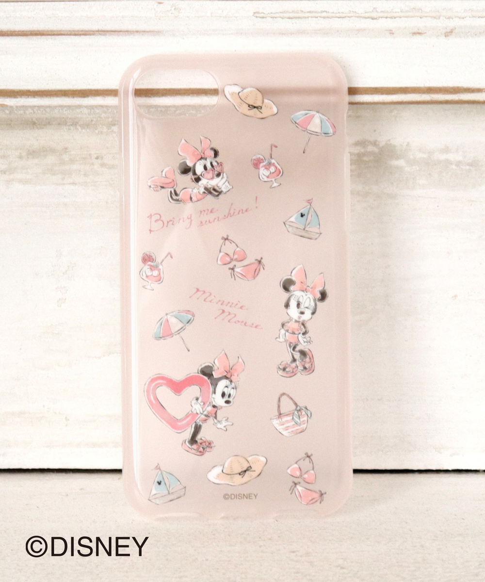 スマホケース ディズニー・ミニー/iPhone8/7/6/6sケース
